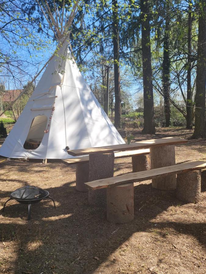 Chateau Moravany - Apartmany, Teepee A Wellness Ronow an der Doubrava 外观 照片
