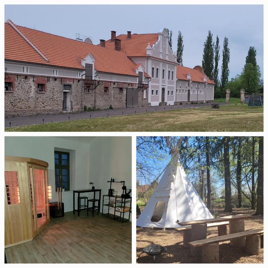 Chateau Moravany - Apartmany, Teepee A Wellness Ronow an der Doubrava 外观 照片